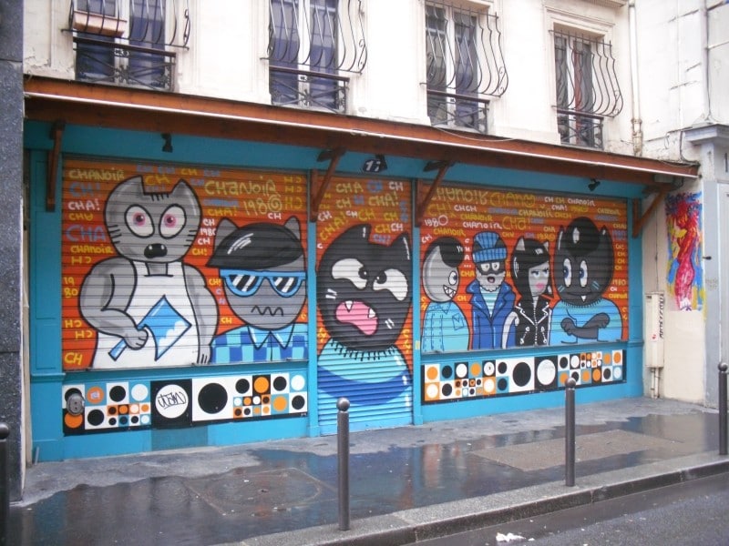 Diaporama Folie Méricourt, folie du graffiti ! - LE 17 (café tabac) par Chanoir | Photo Marie Desgré