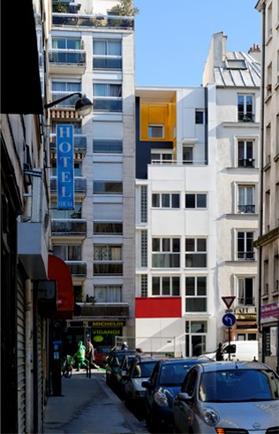 Diaporama Haut en couleurs ! - Vue depuis la rue des 3 bornes | atelier Olivier Gahinet