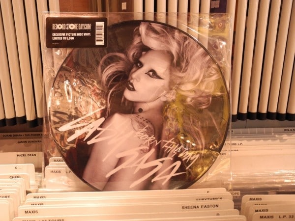 Lady Gaga pour le Record Store Day | Photo Dorothée Duchemin