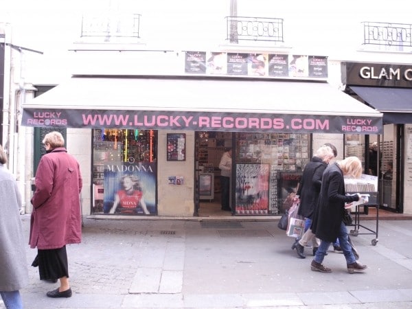 Devanture de Lucky Records | Photo Dorothée Duchemin