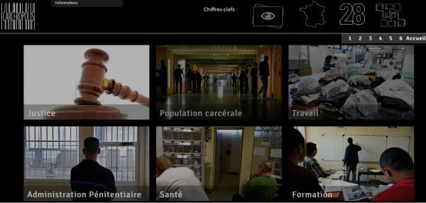 Capture d'écran du site Carceropolis