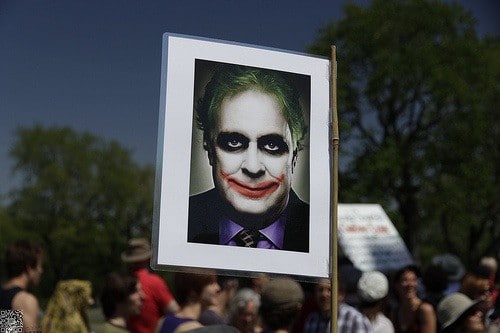 Jean Charest est le Joker | FlickR_CC_[RR]