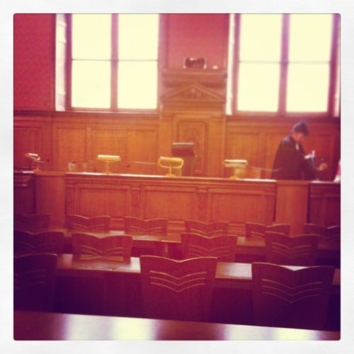 Dans le Palais de justice | Photo Geoffrey Bonnefoy