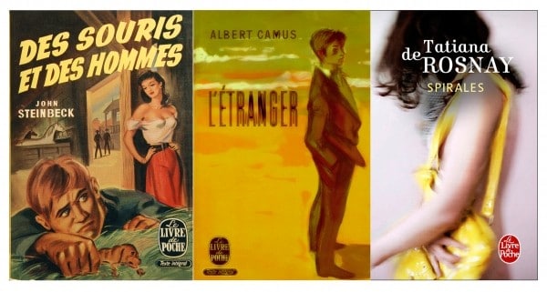 John Steinbeck, Albert Camus et Tatiana de Rosnay, tous les trois passés par Le Livre de poche.