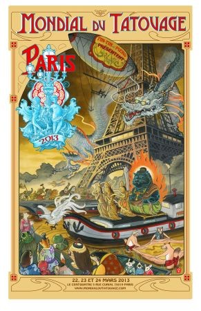 Affiche Mondial du tatouage.