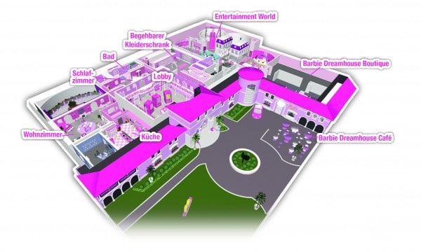 Les plans de la maison de Barbie. Photo DR