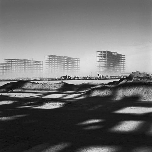 L'esplanade des ministères en construction, 1958. l Marcel Gautherot