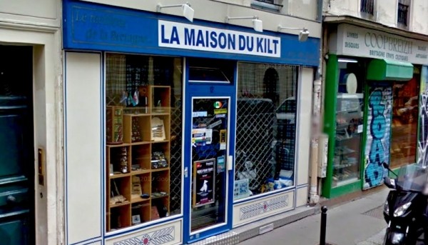 A Paris La Maison Du Kilt Pour Bretons