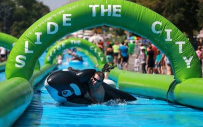 Nous aussi, on veut Slide the City à Paris