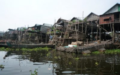 Les maisons plantées dans l'eau 