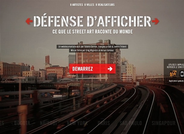Défense d’afficher, lauréat du prix France 24-RFI du webdocumentaire