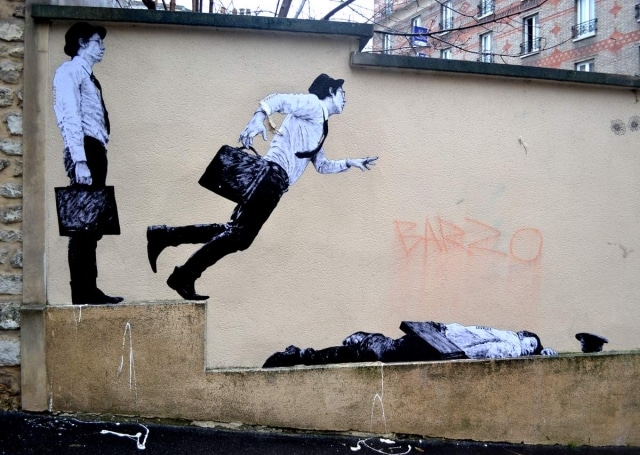 Levalet, metteur en scène du street art