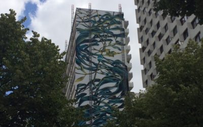 Pantonio peint la plus grande fresque d'Europe à Paris