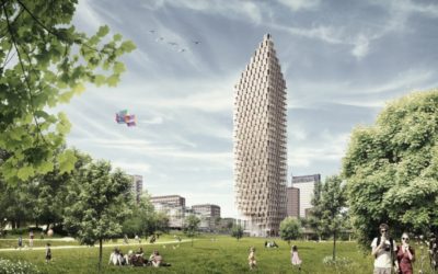Stockholm : un projet de gratte-ciel en bois au coeur de la ville