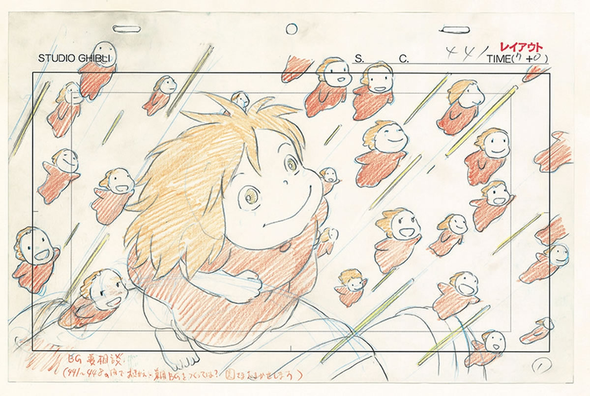 Dessins du Studio Ghibli, les secrets du layout exposés