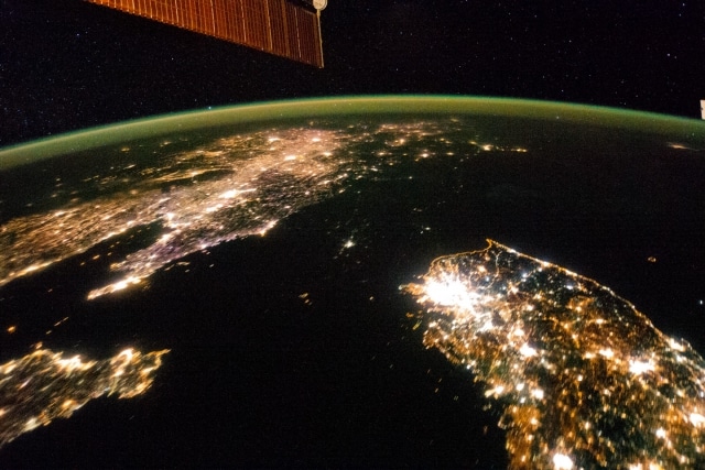 La nuit, la Corée du Nord est plongée dans le noir