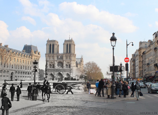Quand Paris 1900 et Paris 2014 fusionnent