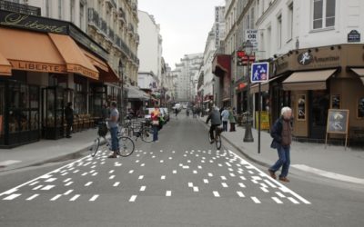 Paris, les pixels envahissent les rues
