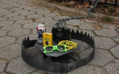 À New York, des street-artistes installent des pièges à hipsters