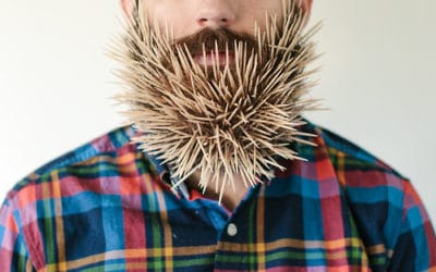 Quand la barbe devient un espace de rangement supplémentaire