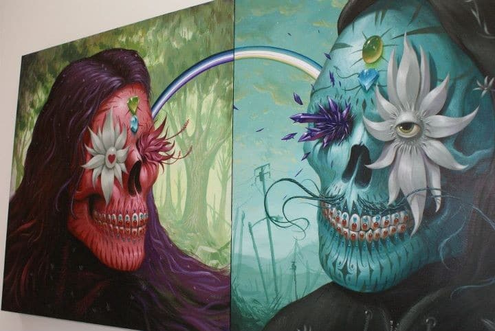 Diaporama Les sales gamins de l'art - Jeff Soto - diptyque autobiographique