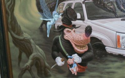 Diaporama Les sales gamins de l'art - Todd Schorr - détail d'une toile