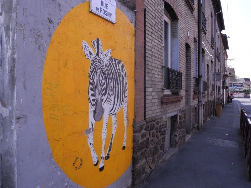 Diaporama Mosko et associés, peintres ouvriers - Zèbre dans Montreuil | Photo Dorothée Duchemin