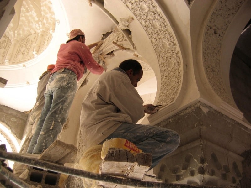 Diaporama Le Riad, la maison patio - Les plâtriers... | Amélie Roux