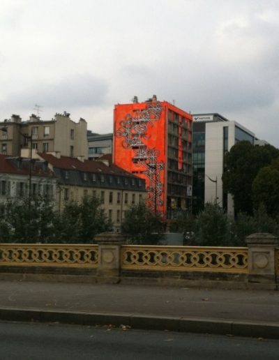 Diaporama Street Art, le dernier souffle de la Tour 13 - La Tour vue du pont. | Photo Dorothée Duchemin