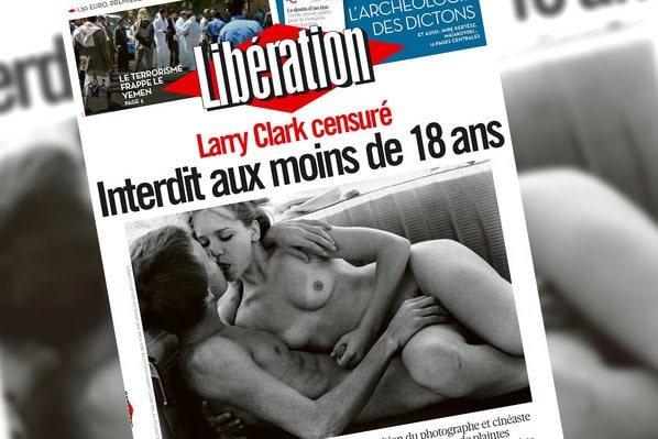 Diaporama 40 ans de Libération par ses unes - L’expo Larry Clark censurée à Paris - 7 octobre 2010