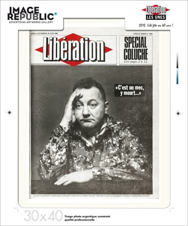 Diaporama 40 ans de Libération par ses unes - Décès de Coluche - 20 juin 1986
