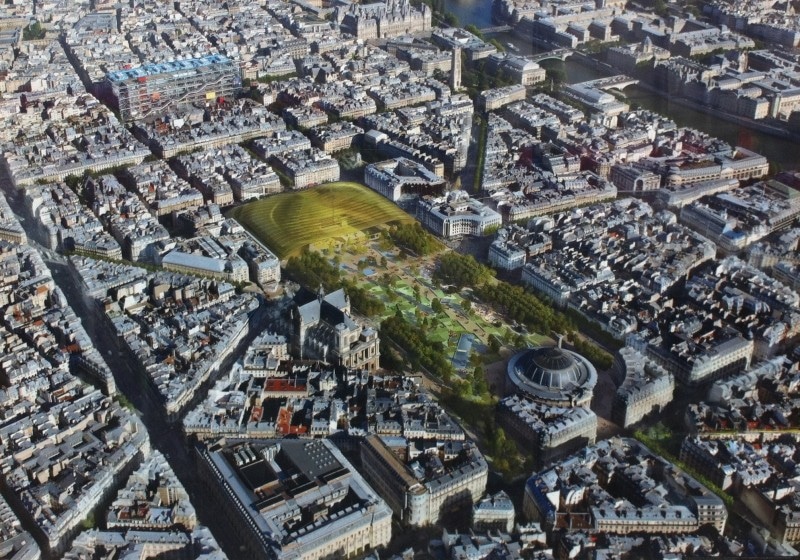 Le jardin Nelson Mandela, futur poumon vert de Paris