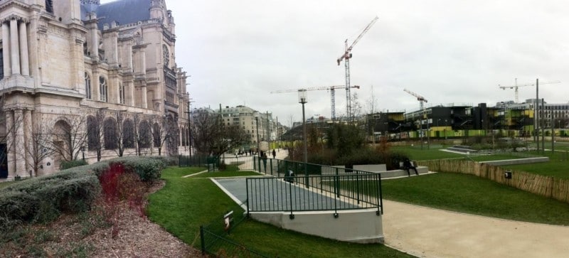 Diaporama Le jardin Nelson Mandela, futur poumon vert de Paris - Un jardin toujours en chantier | Amélie Roux