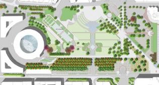 Diaporama Le jardin Nelson Mandela, futur poumon vert de Paris - L'ancien jardin | Seura Architectes