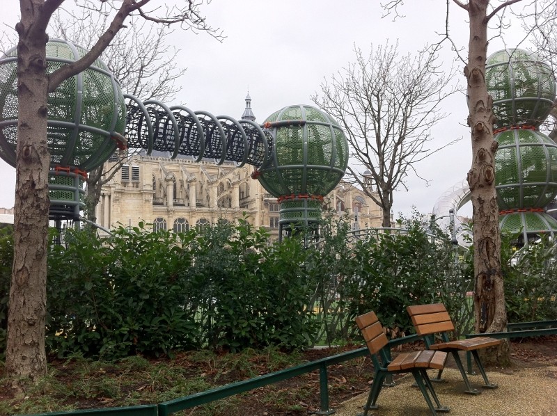 Diaporama Le jardin Nelson Mandela, futur poumon vert de Paris - Un air de parc d'attraction | Amélie Roux