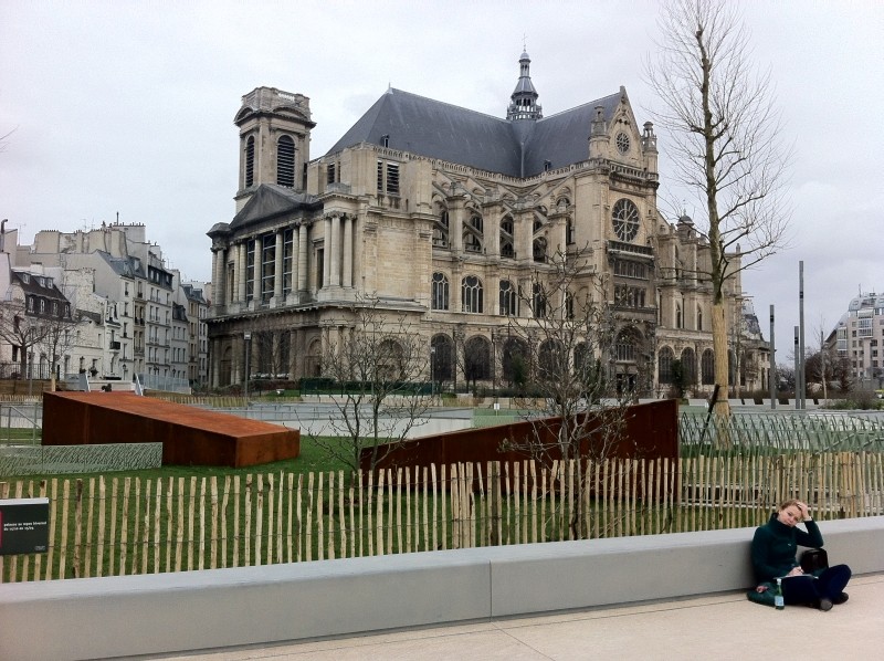 Diaporama Le jardin Nelson Mandela, futur poumon vert de Paris - En attendant l'accès aux pelouses | Amélie Roux