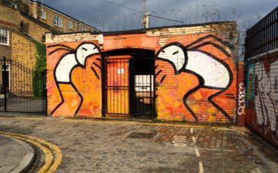 Diaporama A Shoreditch, le street art made in London - Stik. | Photo Dorothée Duchemin