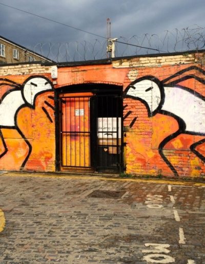 Diaporama A Shoreditch, le street art made in London - Stik. | Photo Dorothée Duchemin