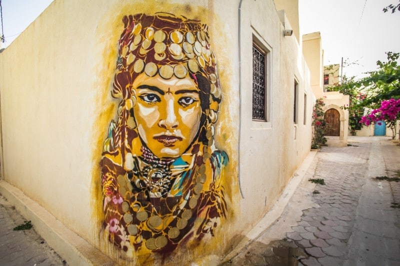 Diaporama Le street art sous le soleil de Djerba  - Btoy. | ©Aline Deschamps. Galerie Itinerrance 