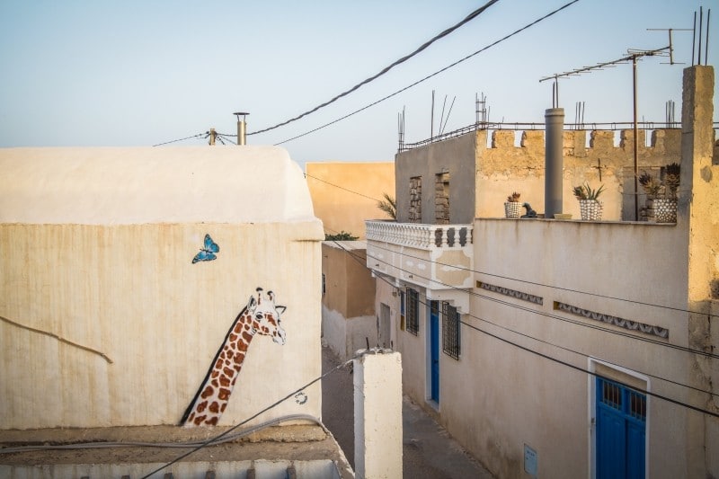 Diaporama Le street art sous le soleil de Djerba  - Mosko. | ©Aline Deschamps. Galerie Itinerrance 