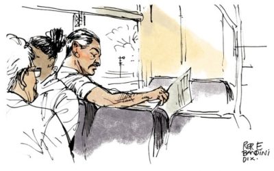 Diaporama Des lignes à croquer - Bandini, Lecteur à moustache | Site internet