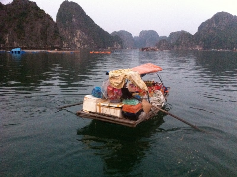 Diaporama Baie d’Ha Long et villages flottants - Les denrées voguent, l Amélie Roux