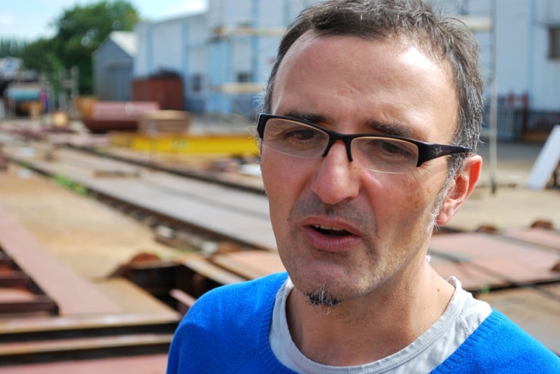 Diaporama Petit bain plonge dans le grand bain - Ricardo Esteban, président de la structure. | Photo Anthony Renaud