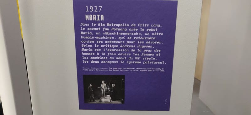 Diaporama Computer Grrrls : les geekettes contre-attaquent à la Gaîté Lyrique - Maria dans le Metropolis de Fritz Lang (1927) - photo © Citazine