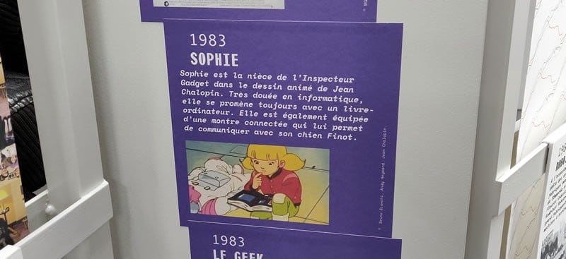 Diaporama Computer Grrrls : les geekettes contre-attaquent à la Gaîté Lyrique - Sophie dans le dessin animé L'inspecteur Gadget - photo © Citazine