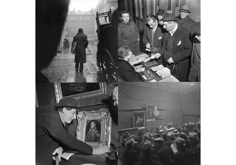 Diaporama Le marché de l'art sous l'Occupation : la face sombre d'affaires florissantes - Ventes à l’Hôtel Drouot, 1942 © Ministère de la Culture – Médiathèque de l’architecture et du patrimoine, Dist. RMN – Grand Palais / Noël Le Boyer