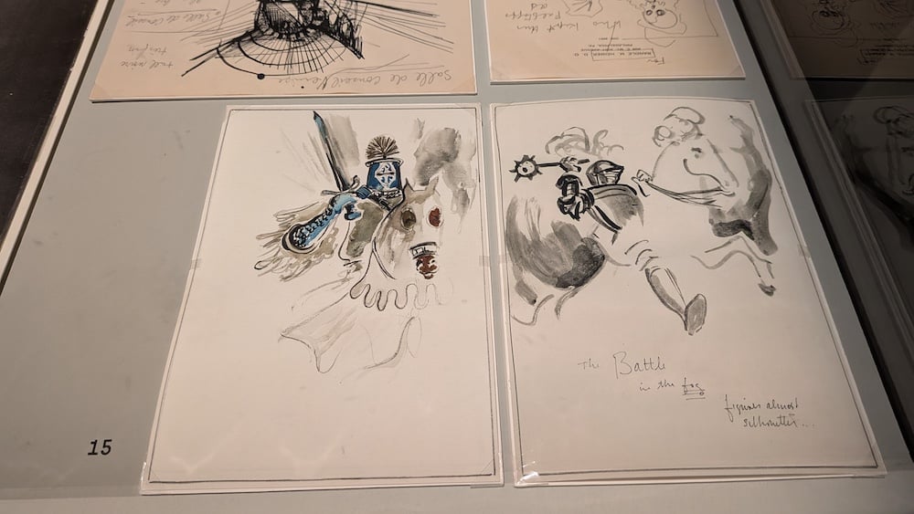 Dessins réalisés par Orson Welles