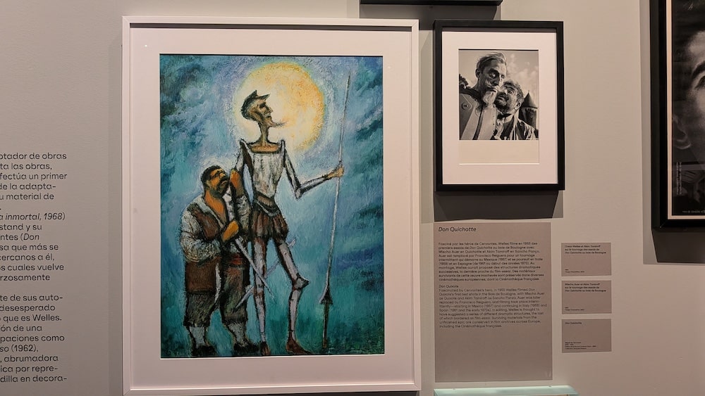 Dessin de Don Quichotte réalisé par Orson Welles
