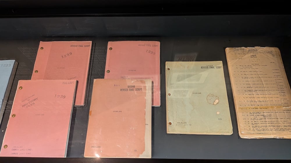Différentes versions du script de Citizen Kane