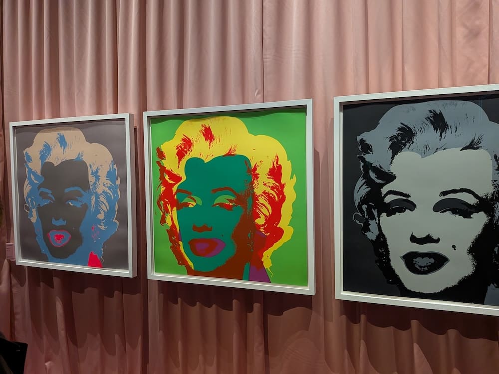 Monroe immortalisée par Andy Warhol